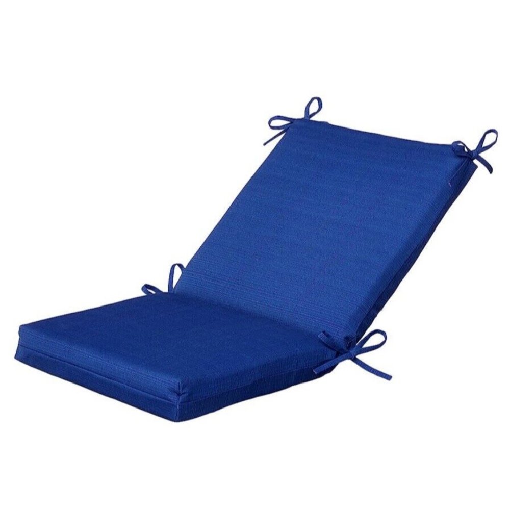 Pillow Perfect Outdoor/Indoor Fresco Square Corner Chair Cushion, 36.5" x 18"